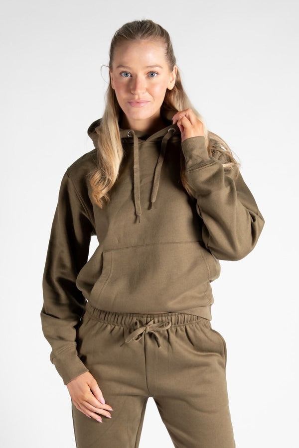 Khaki Oversized Hoody and Jogger Co-Ord