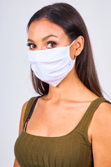 White Re-Usable Hygiene Face Mask