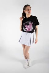Black Oversized Montana Graphic Print T-Shirt 