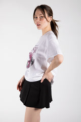 White Oversized Montana Graphic Print T-Shirt 