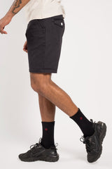 Mens Black Slim Fit Chino Shorts