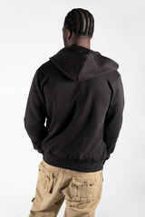 Mens Black Zip Up Hoodie