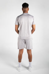 Mens Grey Marl Active T-Shirt & Shorts Set