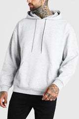 Mens Grey Oversized Hoodie