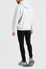 Mens Grey Oversized Hoodie