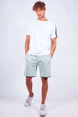 Mens Mint Green Jersey Sweat Shorts