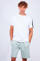 Mens Mint Green Jersey Sweat Shorts