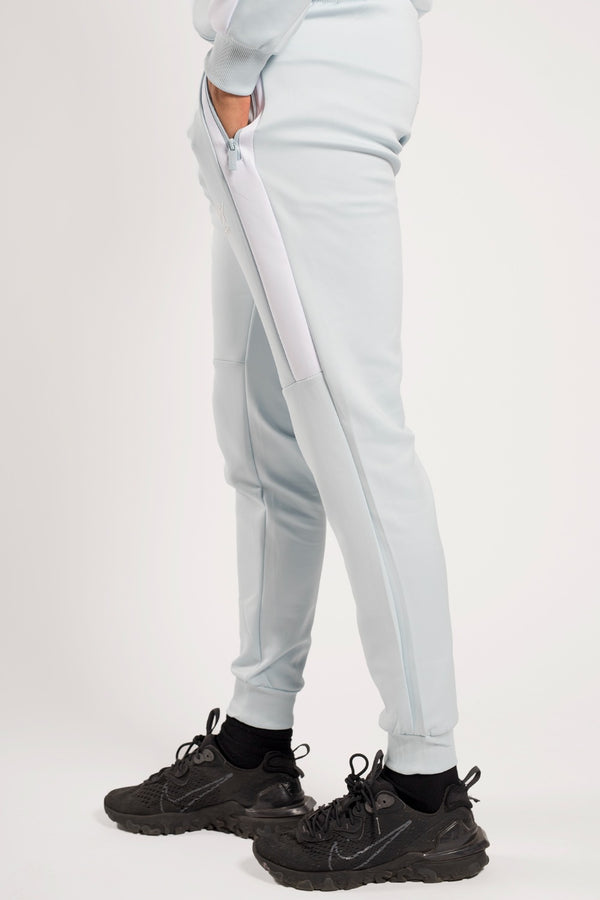 Mens Aqua And White Striped Tracksuit