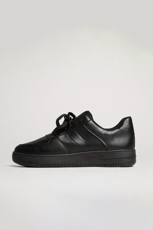 Mens Black Chunky Trainers