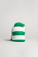 Mens Green Colour Block Chunky Trainers