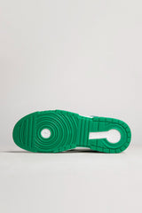 Mens Green Colour Block Chunky Trainers