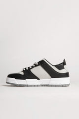 Mens Grey Colour Block Chunky Trainers