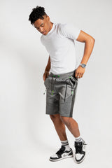 Mens Grey Sweat Shorts 