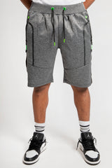 Mens Grey Sweat Shorts 