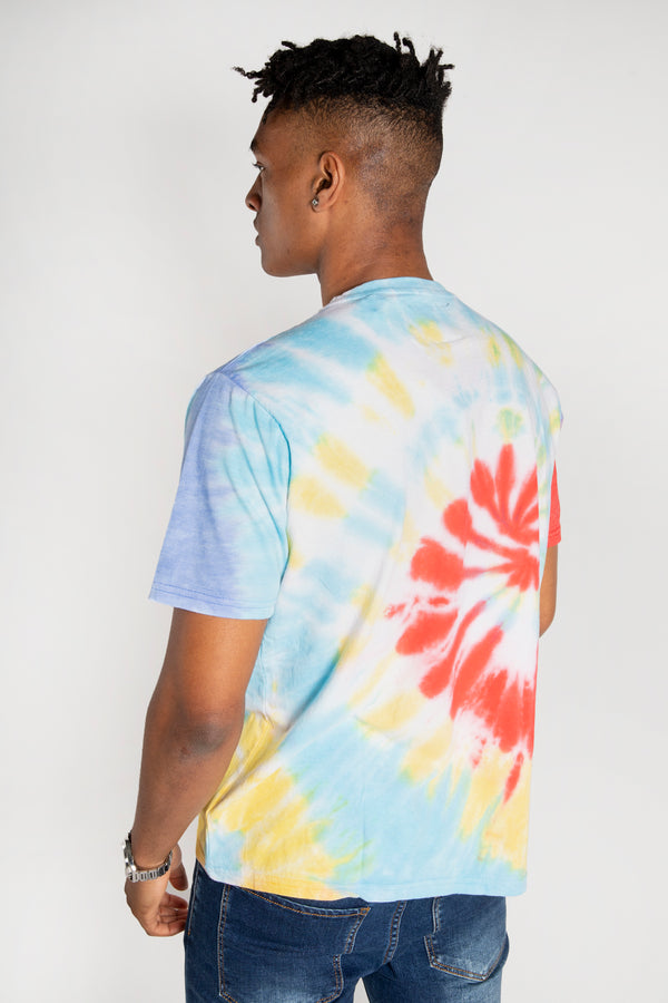 Mens Multi Tie Dye Radiance T-Shirt