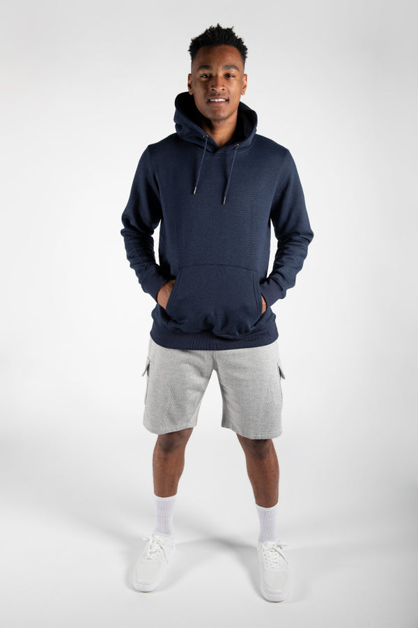 Mens Navy Oversized Hoodie 