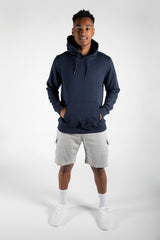 Mens Navy Oversized Hoodie 