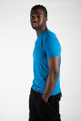 Mens Royal Blue Basic Crew Neck T-Shirt