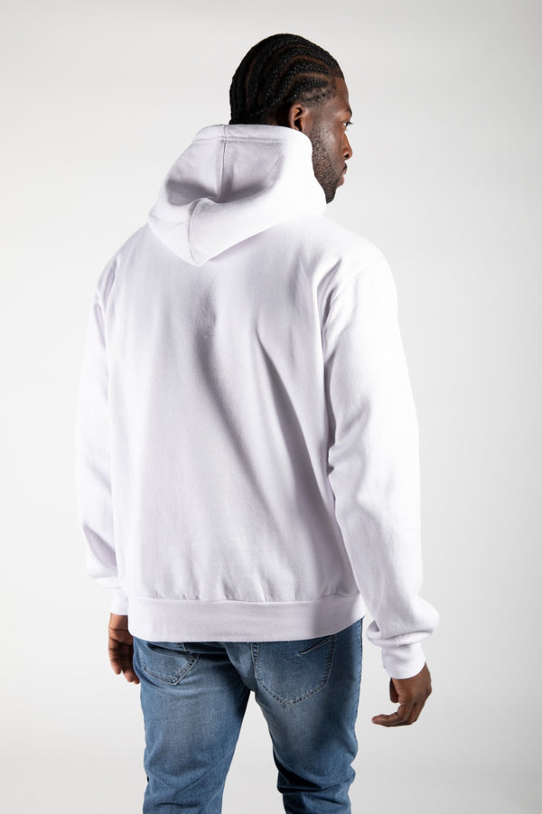 Mens White Oversized Hoodie