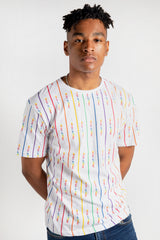 Mens White Proud To Be Slogan Tee