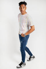 Mens White Proud To Be Slogan Tee