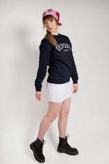 Navy Oxford University Oversized Sweatshirt