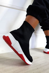 Red Runner Sock Trainer