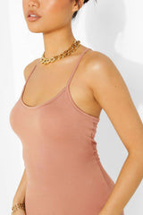 Rose Jersey Scoop Neck Unitard