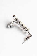 Silver Leaf And Branch Detailed Ear Cuff Earring 