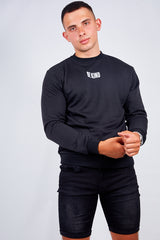 Mens Black Be Kind Slogan Jumper