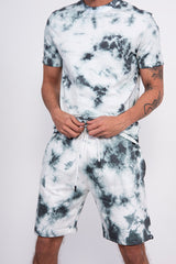 Green Tie Dye T-Shirt And Short Set