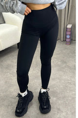 Black High Waisted Seamless Sculpting Gym Leggings