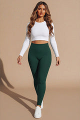 Khaki Soft Fleece High Rise Leggings – Lily