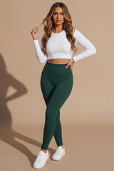 Khaki Soft Fleece High Rise Leggings – Lily