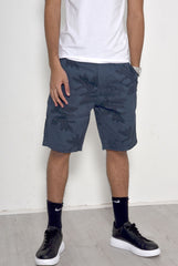 Mens Blue Wimbledon Floral Chino Short