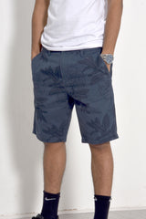 Mens Blue Wimbledon Floral Chino Short