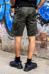 Mens Khaki Wimbledon Floral Chino Short