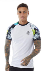 White Floral Printed T-Shirt