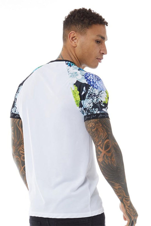 White Floral Printed T-Shirt