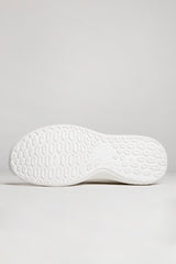 White Lace Up Sock Trainers