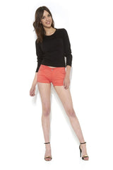 Basic Plain Coral Shorts