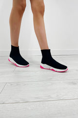 Fuchsia Runner Sock Trainer