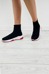 Red Runner Sock Trainer