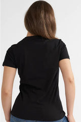 Black Design Ultimate T-Shirt With Crew Neck