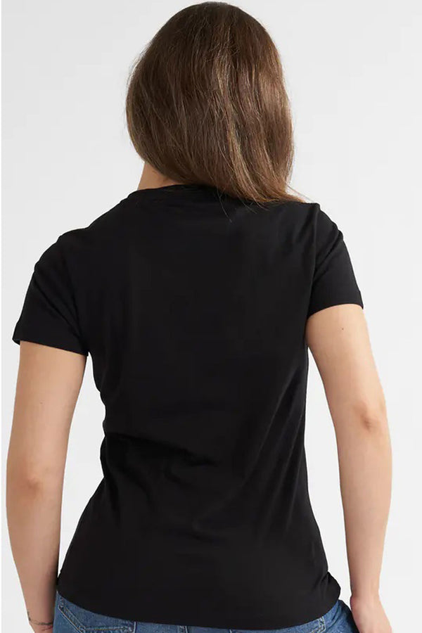 Black Design Ultimate T-Shirt With Crew Neck
