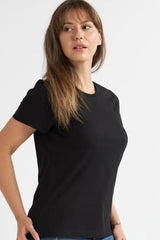 Black Design Ultimate T-Shirt With Crew Neck