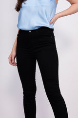 Black High Waist Skinny Stretch Jeans