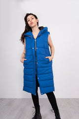 Royal Longline Hooded Puffer Gilet
