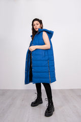 Royal Longline Hooded Puffer Gilet