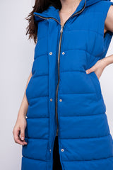 Royal Longline Hooded Puffer Gilet